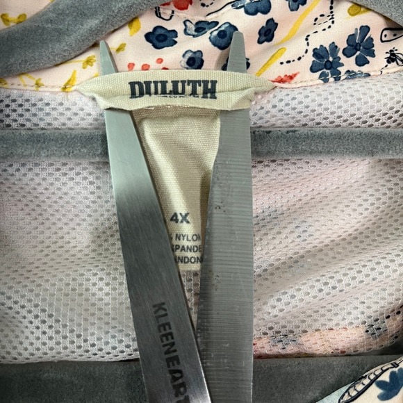 Duluth Trading‎ Co. Sidewinder Cap Sleeve Gardening Shirt Womens Size 4X Pink - Picture 6 of 10